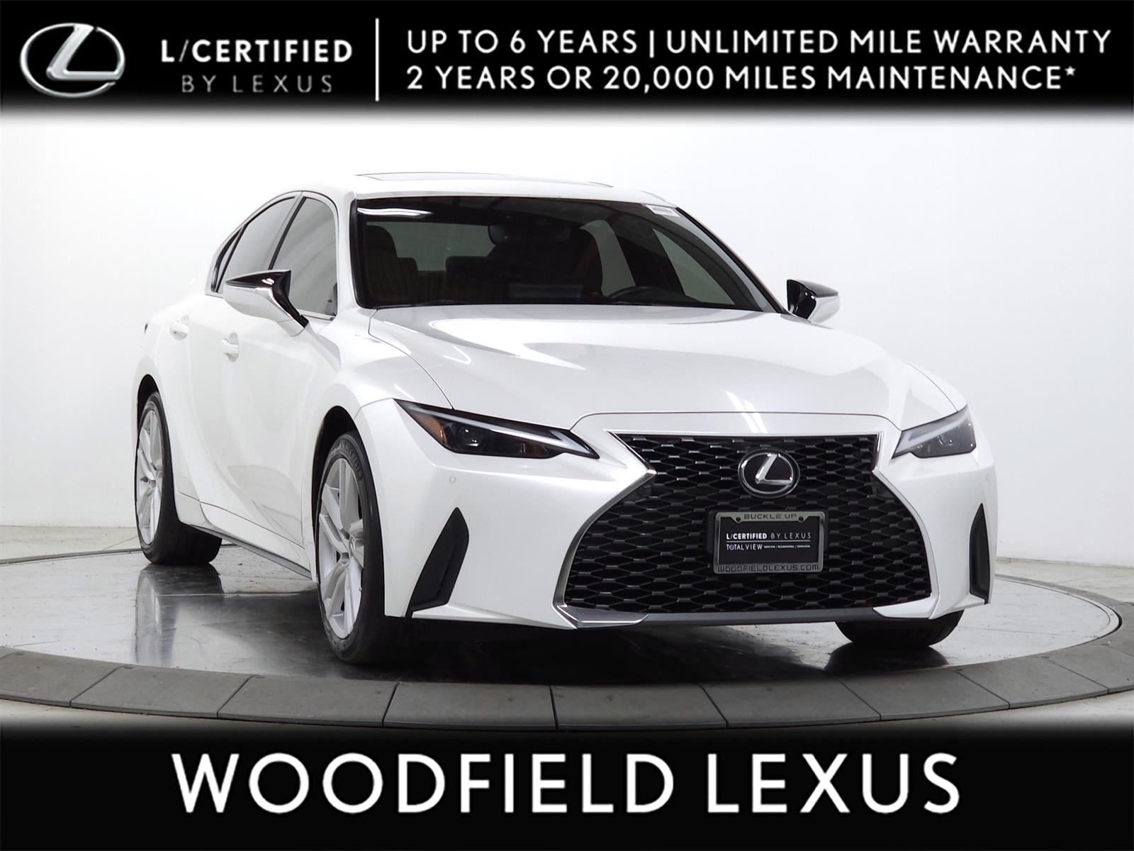White 2021 Lexus IS 300 AWD Sedan All-Wheel Drive 6-Speed Automatic