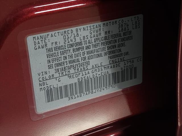 2018 Nissan Sentra SV