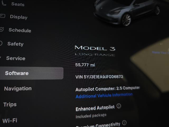 2018 Tesla Model 3 MID RANGE BATTE