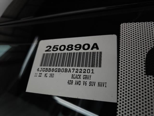 2011 Mercedes-Benz M-Class ML 350 4MATIC