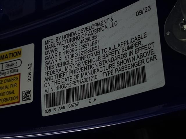 2024 Honda Accord Hybrid Sport