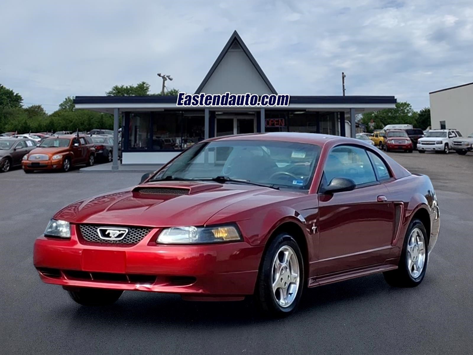 Redfire Clearcoat 2003 Ford Mustang Coupe Rear-Wheel Drive 4-Speed Automatic