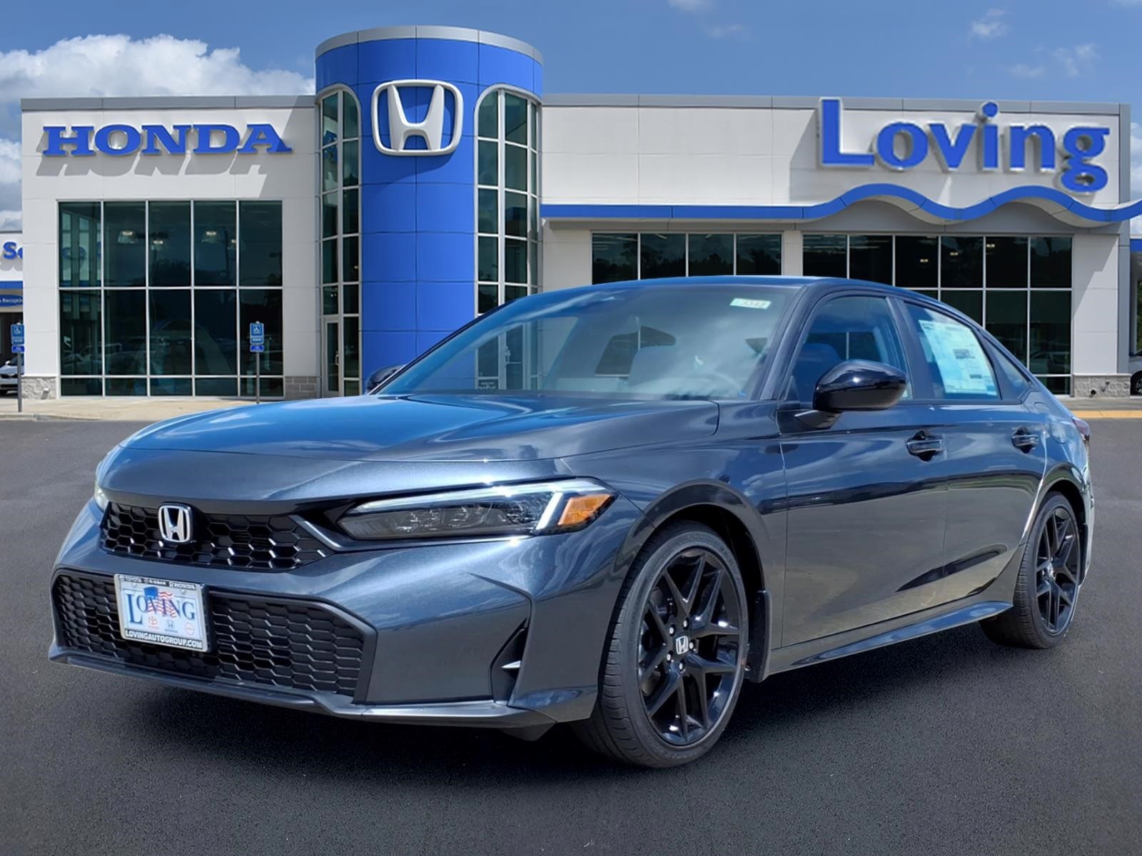 Meteorite Gray Metallic 2026 Honda Civic Sedan Front-Wheel Drive Automatic