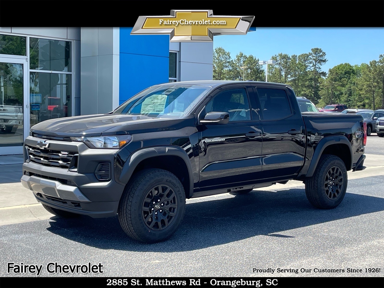 2026 Chevrolet Colorado Trail Boss Black Gba at Fairey Chevrolet