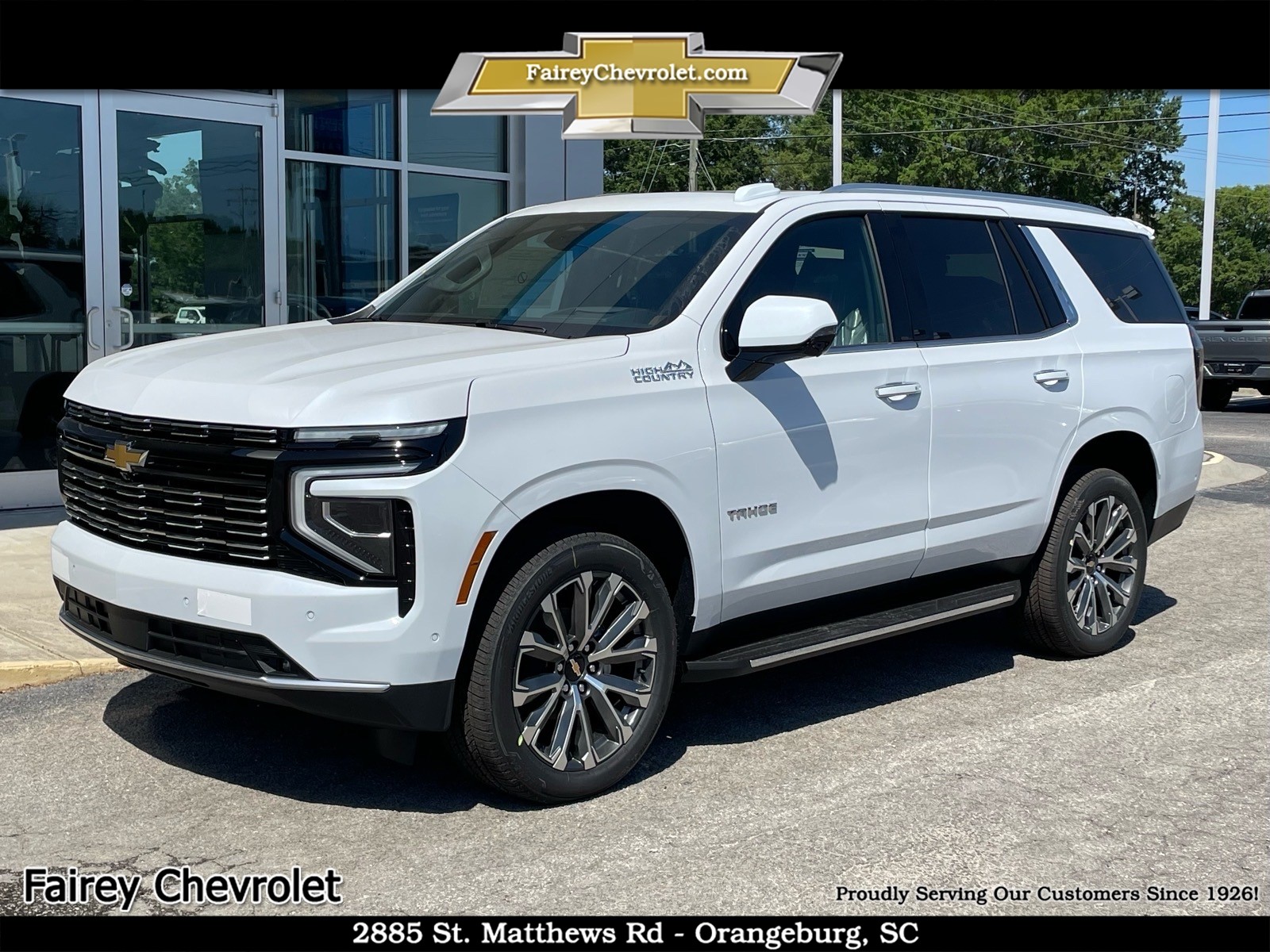 2026 Chevrolet Tahoe High Country Polar Whit at Fairey Chevrolet