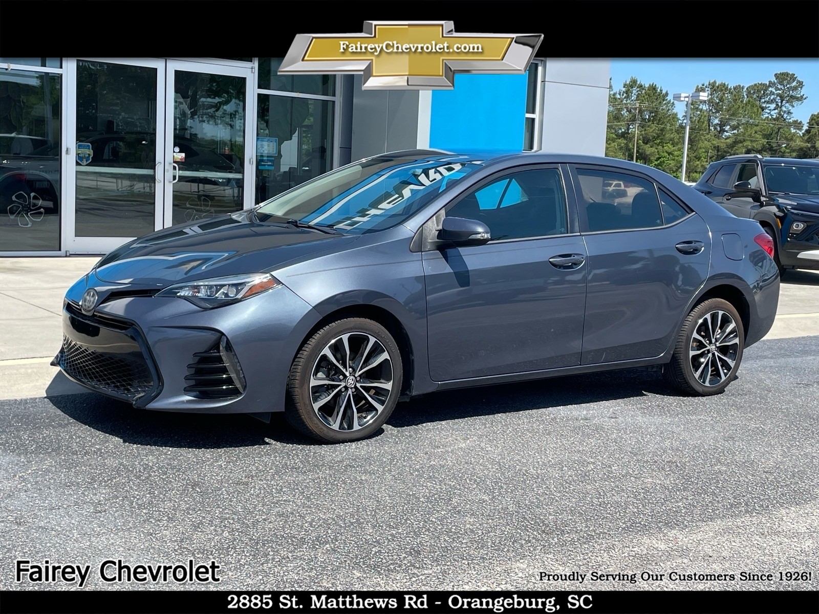 2018 Toyota Corolla  Grey at Brad Windhams Used Cars