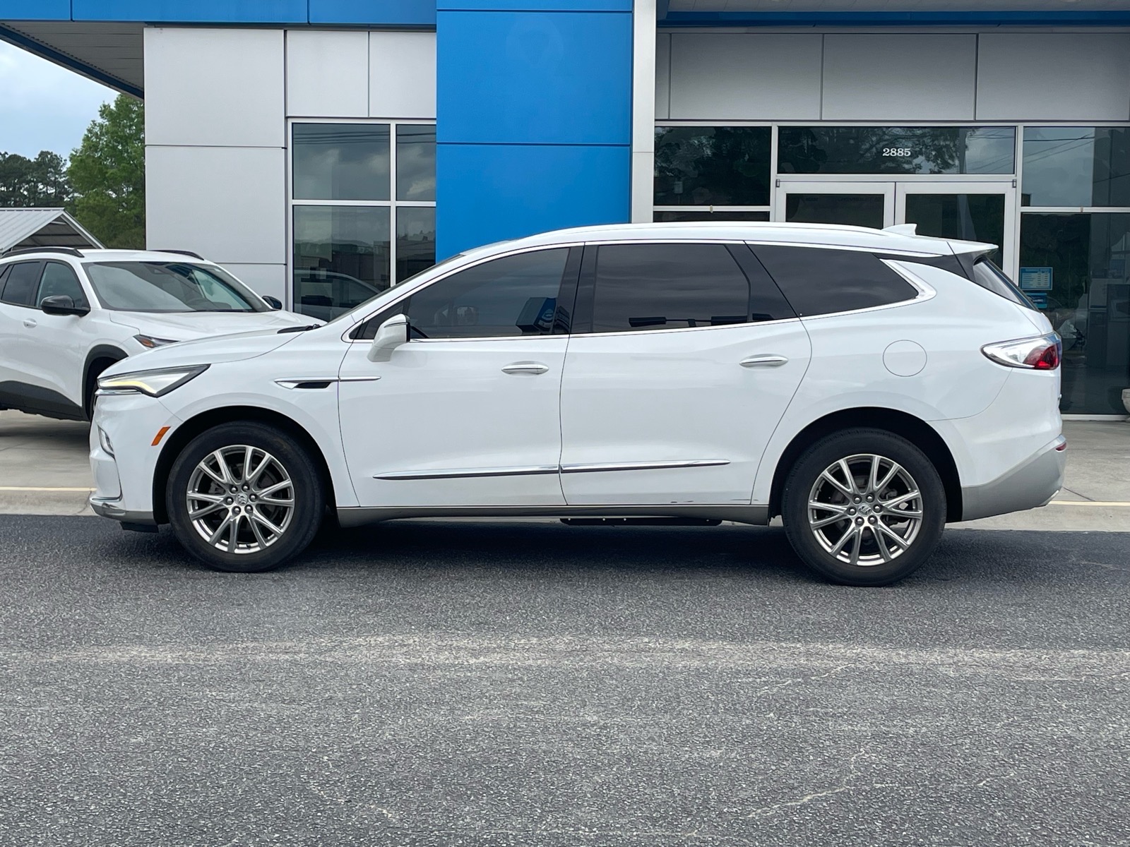 2023 Buick Enclave Essence White at Fairey Chevrolet