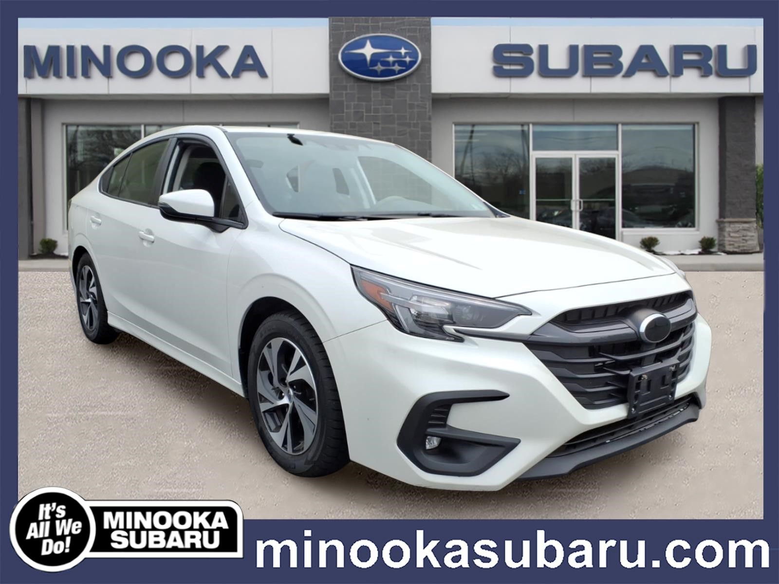 Crystal White Pearl (whc) 2025 Subaru Legacy Sedan All-Wheel Drive 8-Speed CVT