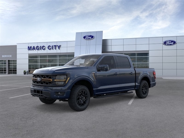 Blue 2026 Ford F-150 Pickup Truck Four-Wheel Drive Automatic