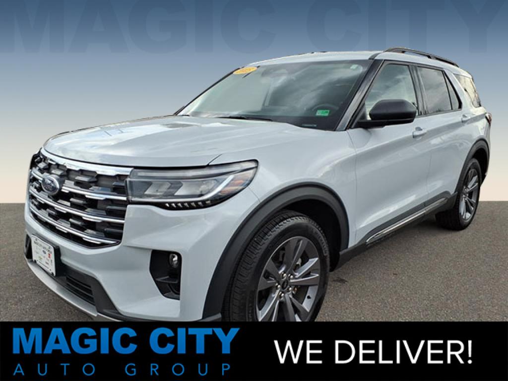 White Metallic 2025 Ford Explorer Active AWD SUV / Crossover All-Wheel Drive Automatic