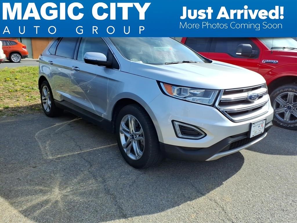 Ingot Silver 2018 Ford Edge Titanium AWD SUV / Crossover All-Wheel Drive 6-Speed Automatic