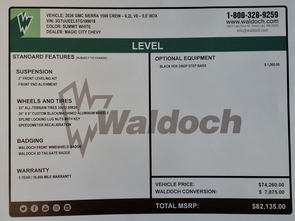 2026 GMC Sierra 1500 AT4