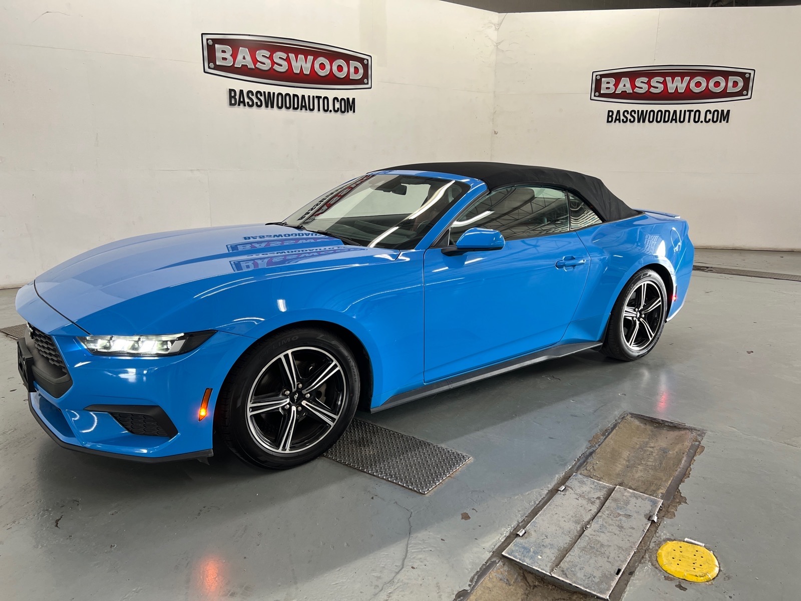 Blue 2024 Ford Mustang Convertible Rear-Wheel Drive Automatic