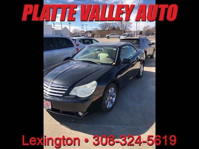 Black 2009 Chrysler Sebring Limited Convertible FWD Convertible Front-Wheel Drive 6-Speed Automatic