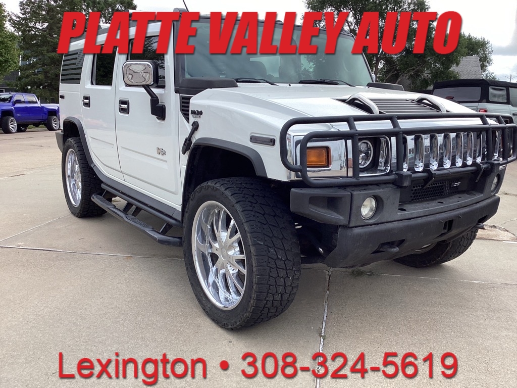 White 2003 Hummer H2 Base SUV / Crossover Four-Wheel Drive 4-Speed Automatic
