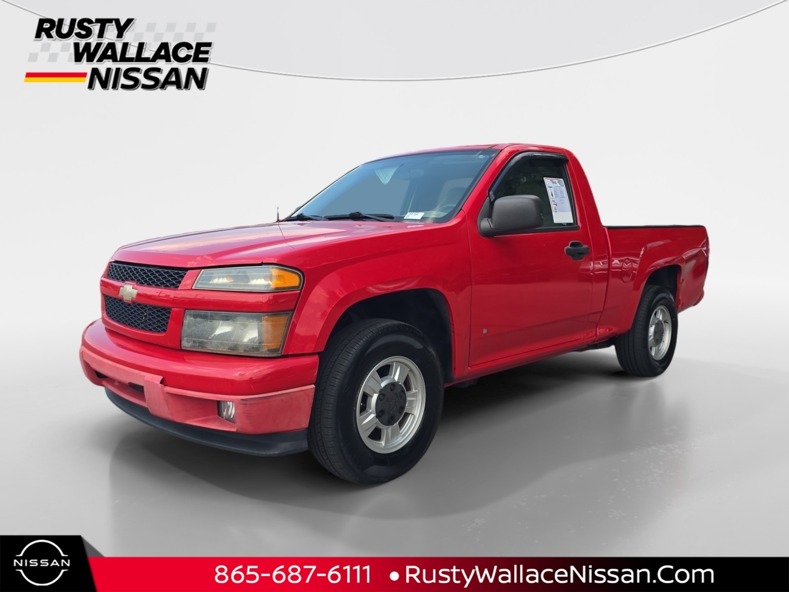 Victory Red 2007 Chevrolet Colorado Pickup Truck Rear-Wheel Drive Automatic