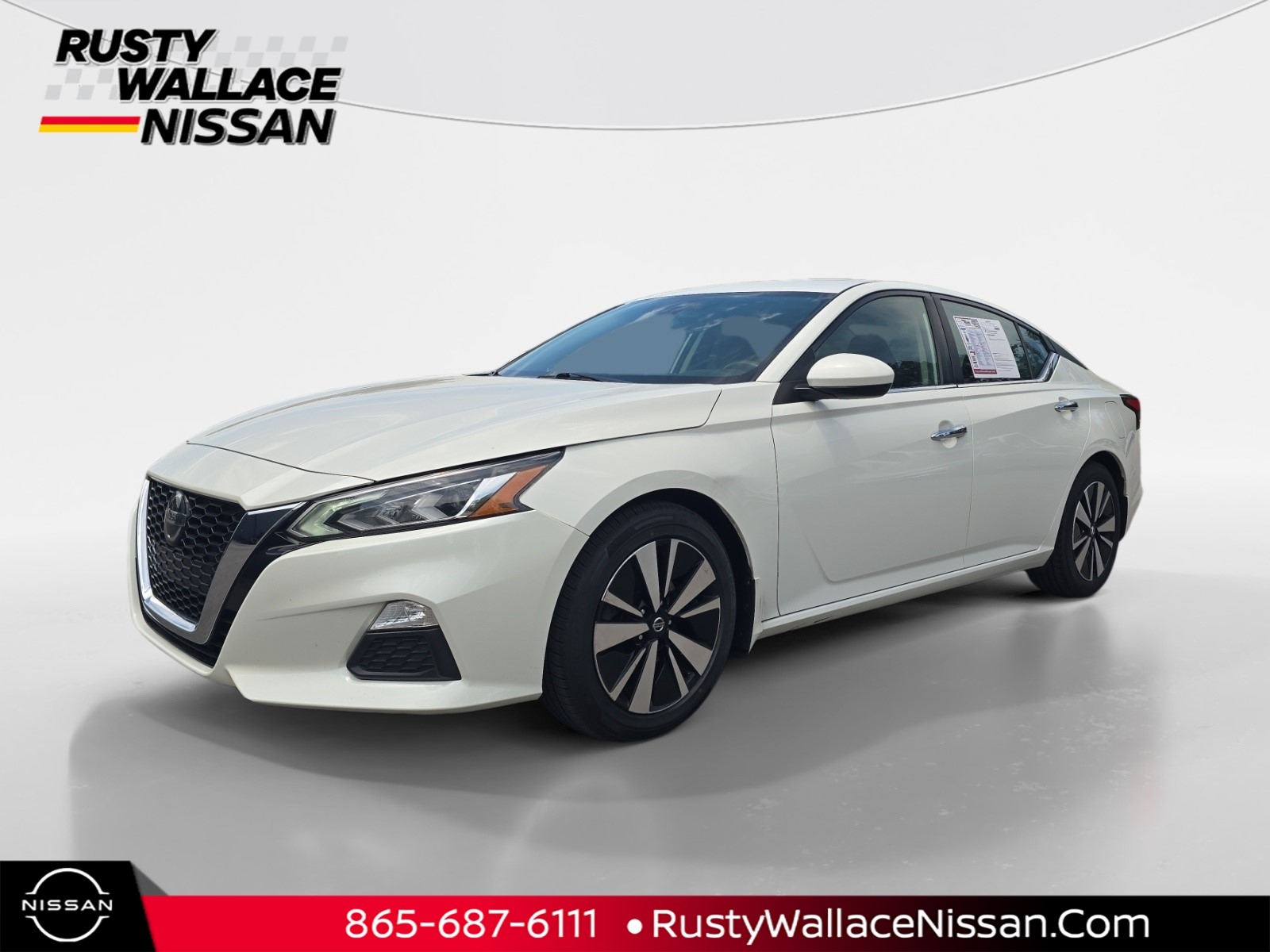 Pearl White Tricoat Qab 2021 Nissan Altima 2.5 SV FWD Sedan Front-Wheel Drive Continuously Variable Transmission