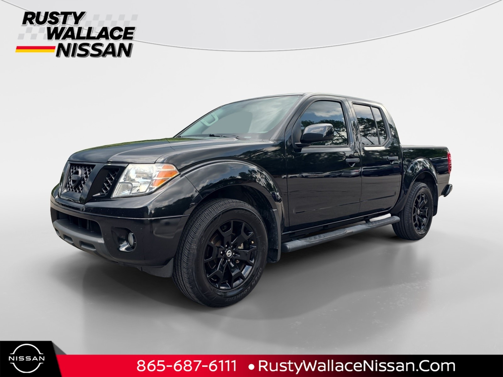 Gray (Magnetic Black Pearl G41) 2021 Nissan Frontier Pickup Truck Four-Wheel Drive 9-Speed Automatic