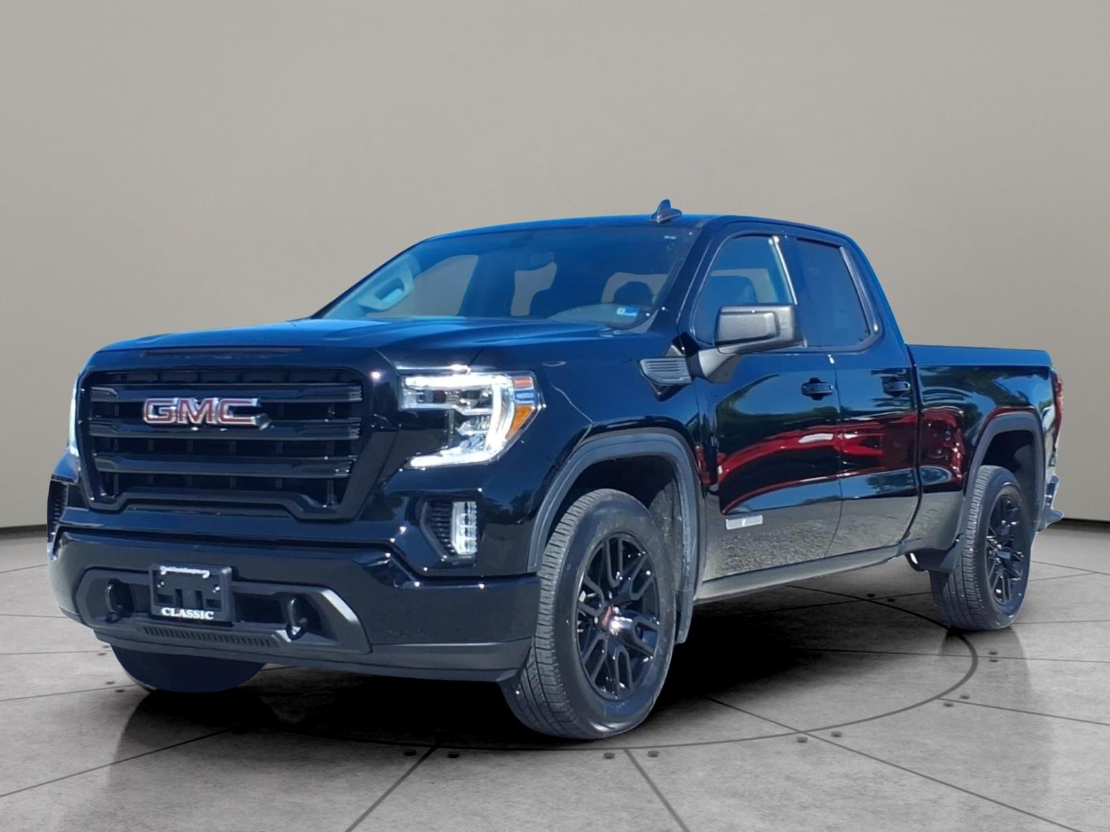 Black (Ebony Twilight Metallic) 2021 GMC Sierra 1500 Elevation Double Cab 4WD Pickup Truck Four-Wheel Drive Automatic