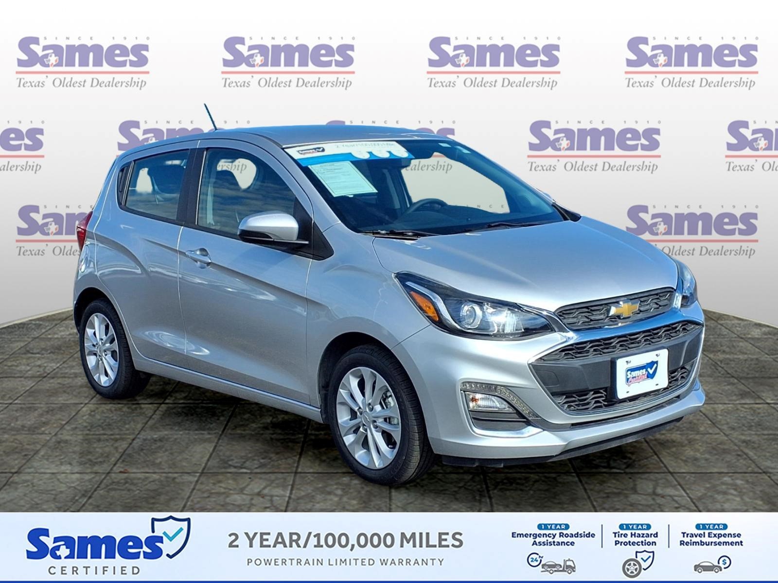 Silver Ice Metallic 2021 Chevrolet Spark 1LT FWD Hatchback Front-Wheel Drive Continuously Variable Transmission