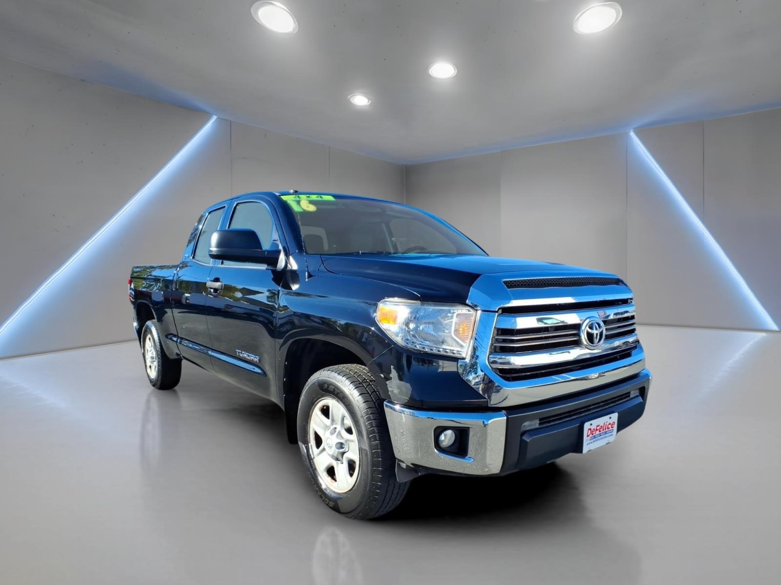 Black 202 2016 Toyota Tundra Pickup Truck Four-Wheel Drive 6-Speed Automatic