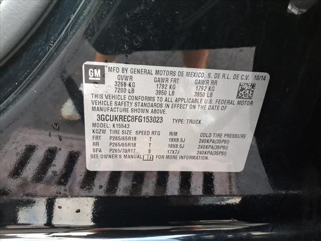 2015 Chevrolet Silverado 1500 4WD CREW CAB 153.0  LT W/