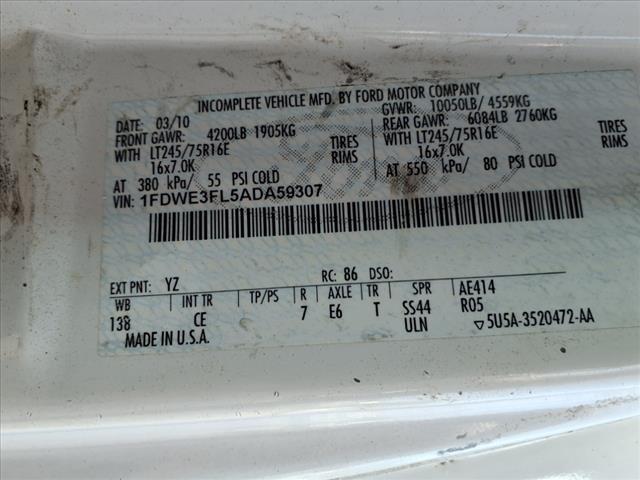 2010 Ford E-Series E-350 SD