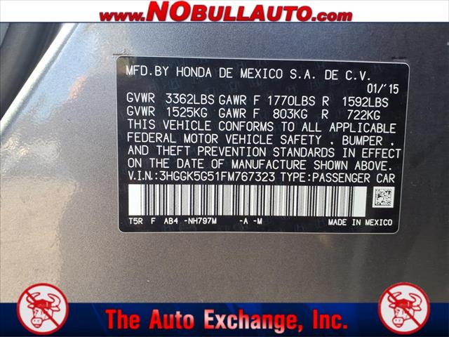 2015 Honda Fit LX:RS25069