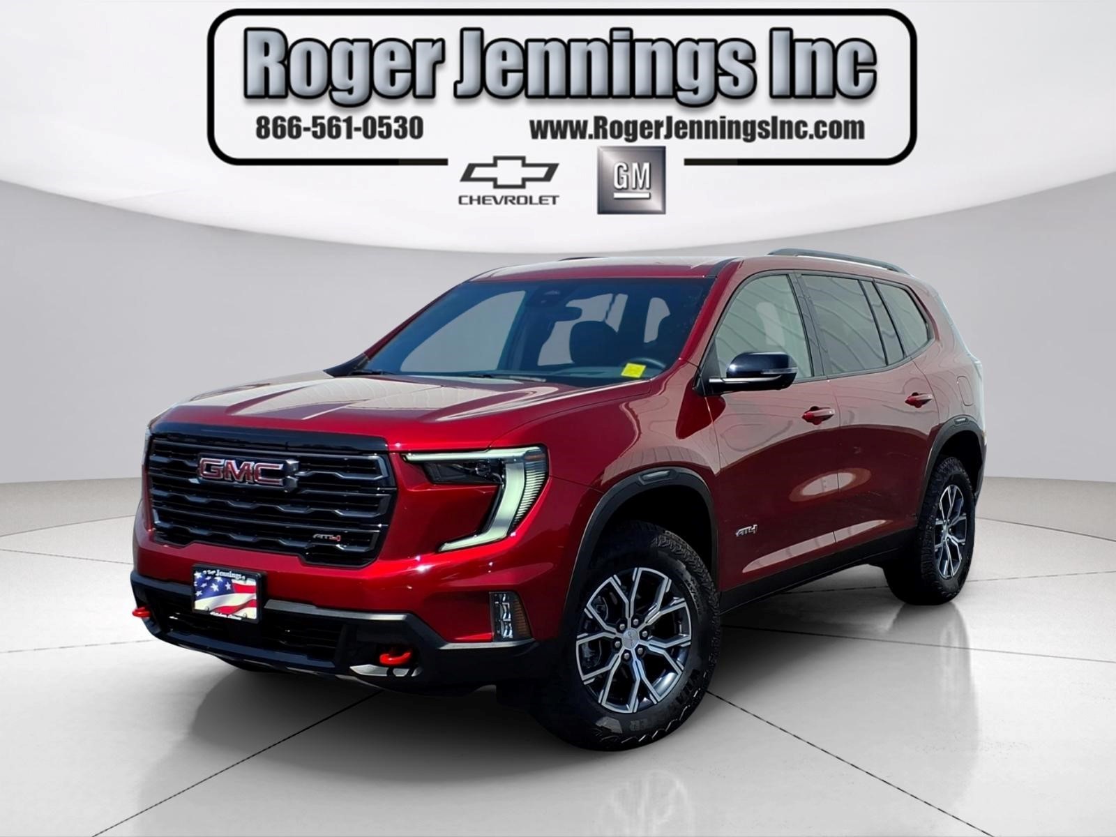 Volcanic Red Tintcoat (gnt) 2026 GMC Acadia AT4 AWD SUV / Crossover Four-Wheel Drive 8-Speed Automatic