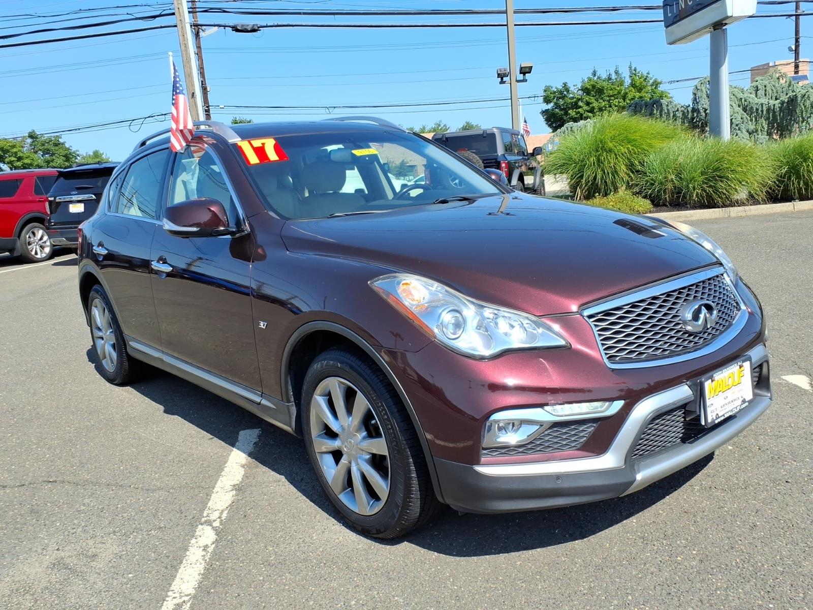Midnight Garnet Nab 2017 INFINITI QX50 SUV / Crossover All-Wheel Drive 7-Speed Automatic