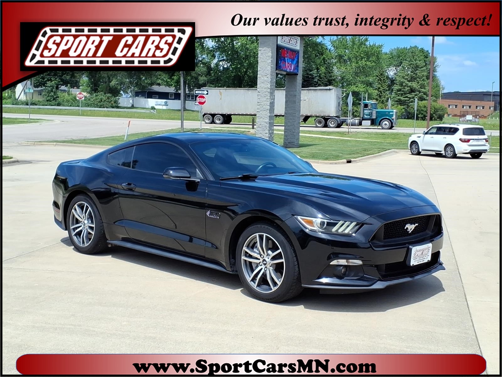 Shadow Black 2016 Ford Mustang Coupe Rear-Wheel Drive 6-Speed Manual