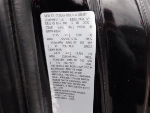 2022 Ford F-550 DRW 4WD 11FT DUMP:A23249