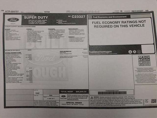 2024 Ford F-450 Super Duty XLT DRW 4WD Crew Cab:C23327