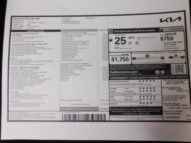 2023 Kia Sportage X-Pro:PG105998