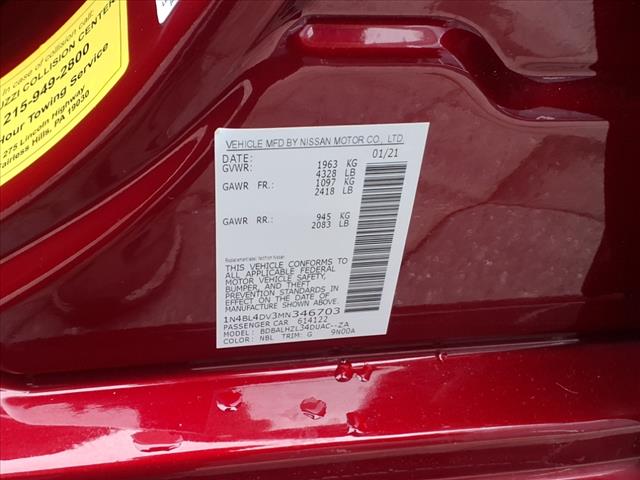 2021 Nissan Altima 2.5 SV