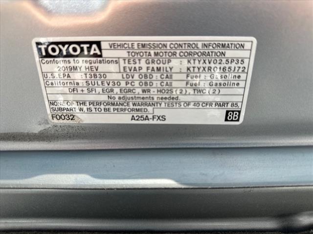 2019 Toyota Camry Hybrid LE