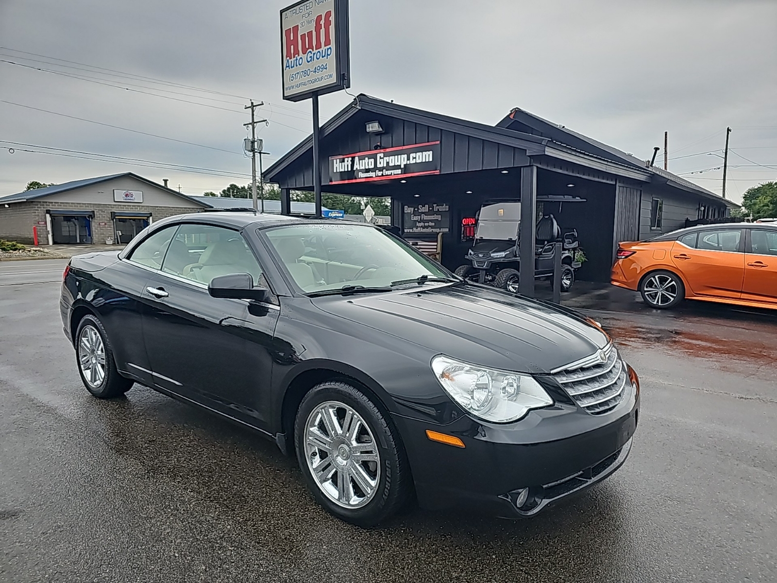 Brilliant Black Crystal Pearlcoat (pxr) 2008 Chrysler Sebring Convertible Front-Wheel Drive 6-Speed Automatic