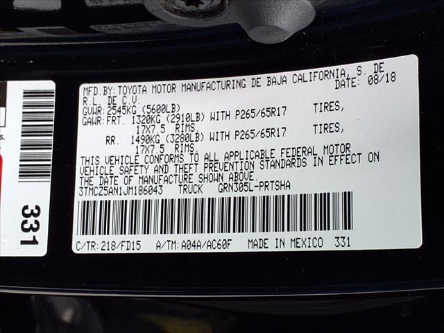 2018 Toyota Tacoma TRD SPORT