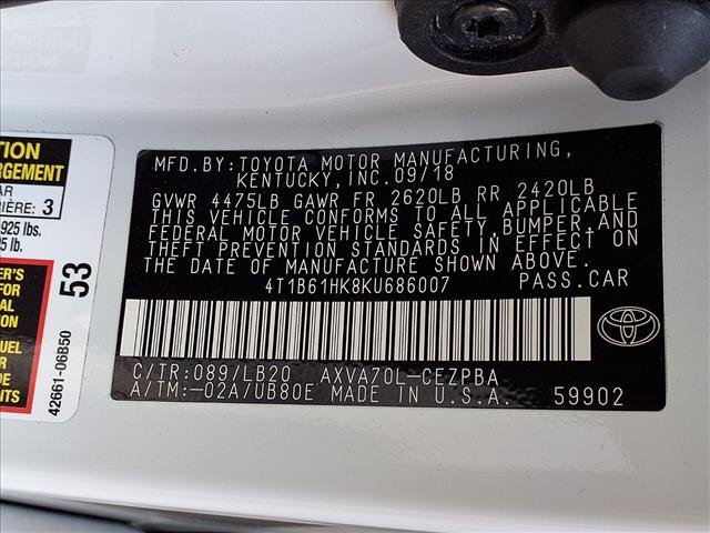 2019 Toyota Camry XSE