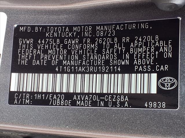 2024 Toyota Camry SE