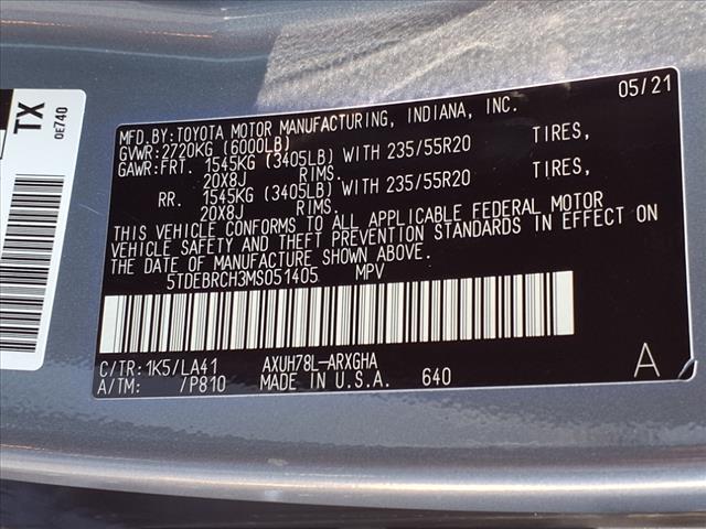 2021 Toyota Highlander Hybrid Hybrid Platinum