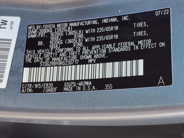 2022 Toyota Highlander XLE