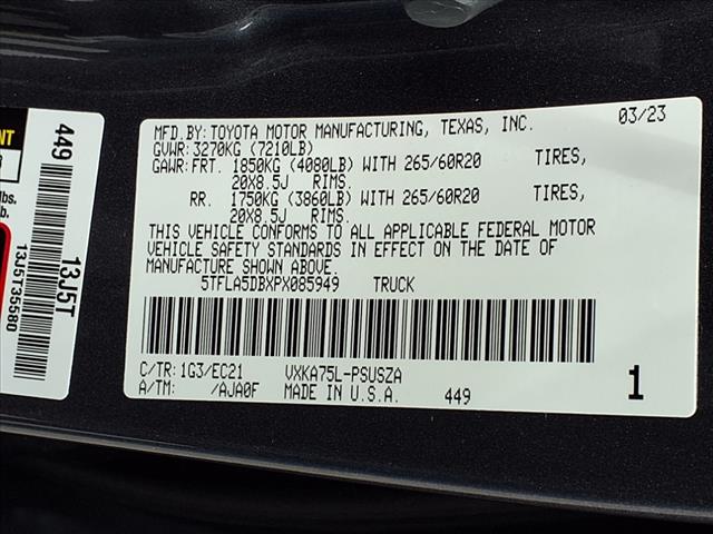 2023 Toyota Tundra SR5