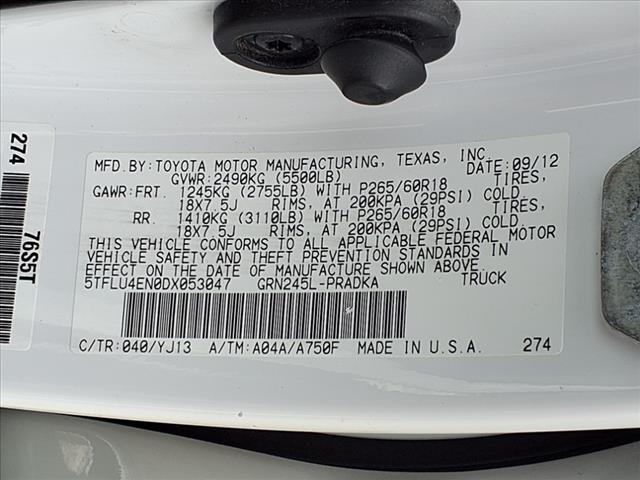 2013 Toyota Tacoma Base V6 (A5)