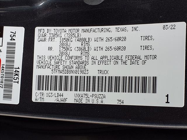 2022 Toyota Tundra 1794 Edition