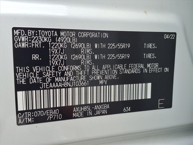 2022 Toyota Venza XLE