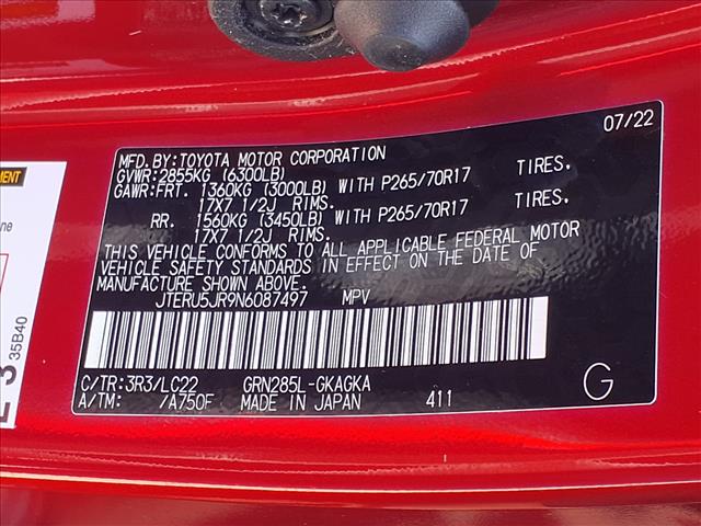 2022 Toyota 4Runner TRD Off Road Premium