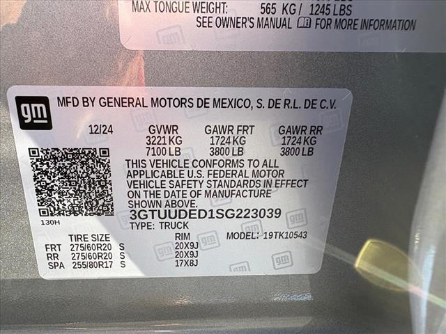 2025 GMC Sierra 1500 SLT