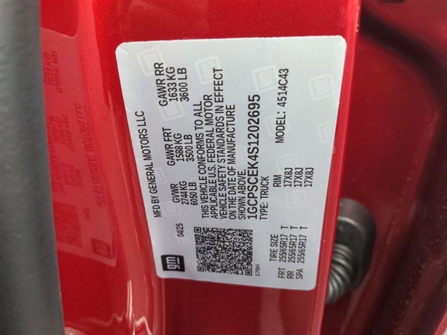 2025 Chevrolet Colorado 