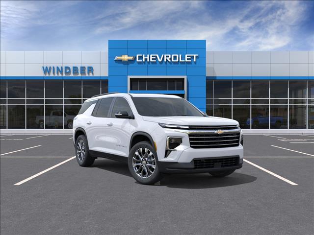 2026 Chevrolet Traverse LT Summit White Gaz at Memorial Highway Chevrolet